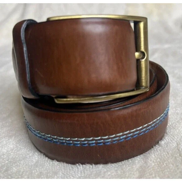 John Fluevog Unisex Leather with blue stitches size 36 - Picture 3 of 11